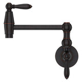 Port Haven Pot Filler Faucet in Tuscan Bronze