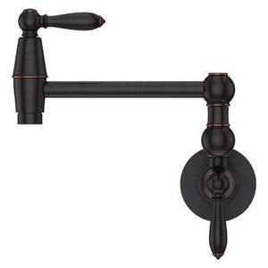 Pfister Tuscan Bronze Port Haven Wall Mount Pot Filler GT533-TDY