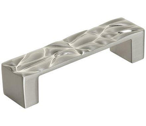 Amerock Cabinet Pull Satin Nickel 3-3/4 inch (96 mm) Center to Center Calathea 1 Pack Drawer Pull Drawer Handle Cabinet Hardware