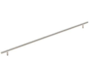 Amerock Cabinet Pull Sterling Nickel 21-7/16 inch (544 mm) Center to Center Bar Pulls 1 Pack Drawer Pull Drawer Handle Cabinet Hardware