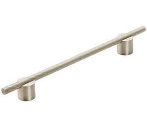 Amerock Cabinet Pull Silver Champagne 7-9/16 inch (192 mm) Center to Center Transcendent 1 Pack Drawer Pull Drawer Handle Cabinet Hardware