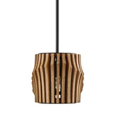 Capital Lighting 844661WK Archer 6 Light Island Light Wood and Matte Black