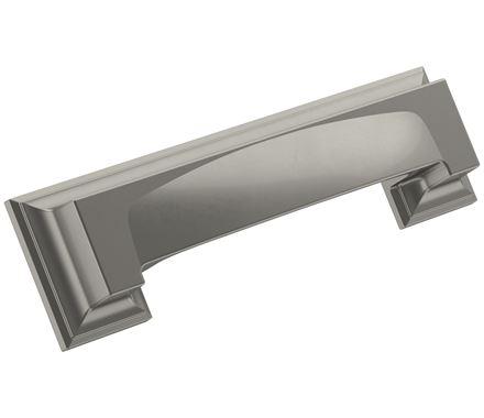 Amerock Cabinet Cup Pull Satin Nickel 3 inch & 3-3/4 inch (76mm & 96 mm) Center-to-Center Appoint 1 Pack Drawer Pull Cabinet Handle Cabinet Hardware