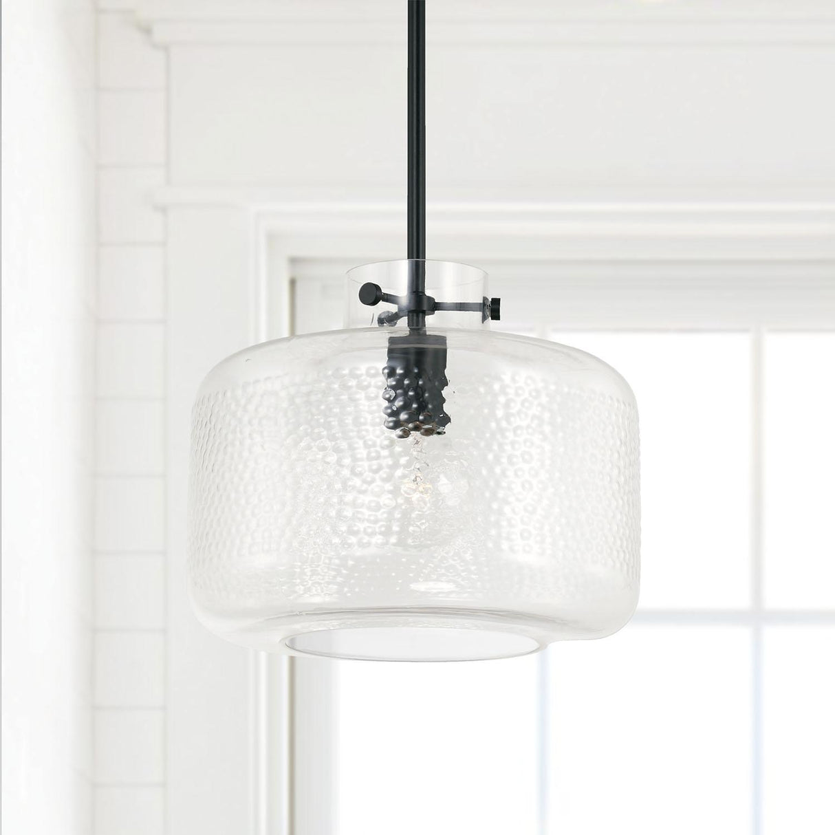 Capital Lighting 342512MB Brighton 1 Light Pendant Matte Black