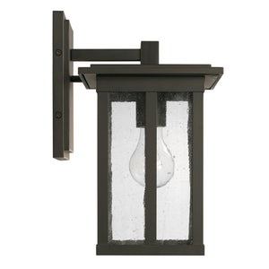 Capital Lighting 943811OZ Barrett 1 Light Outdoor Wall Lantern Oiled Bronze