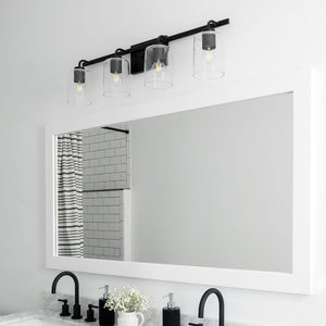 Capital Lighting 128541MB-449 Greyson 4 Light Vanity Matte Black