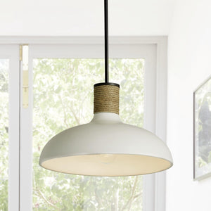 Capital Lighting 340612PW Destin 1 Light Pendant Dark Pewter