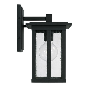 Capital Lighting 943811BK Barrett 1 Light Outdoor Wall Lantern Black