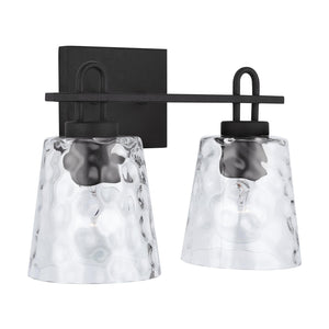 Capital Lighting 138322BI-492 Fenton 2 Light Vanity Black Iron