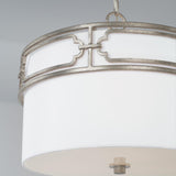 Capital Lighting 243431AS Merrick 3 Light Semi-Flush Antique Silver