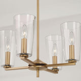 Capital Lighting 348641AD-538 Portman 4 Light Pendant Aged Brass