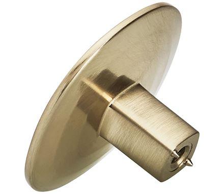 Amerock Cabinet Knob Golden Champagne 1-9/16 inch (40 mm) Diameter Concentric 1 Pack Drawer Knob Cabinet Hardware