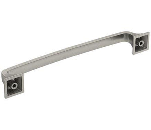 Amerock Cabinet Pull Satin Nickel 6-5/16 inch (160 mm) Center-to-Center Ville 1 Pack Drawer Pull Cabinet Handle Cabinet Hardware