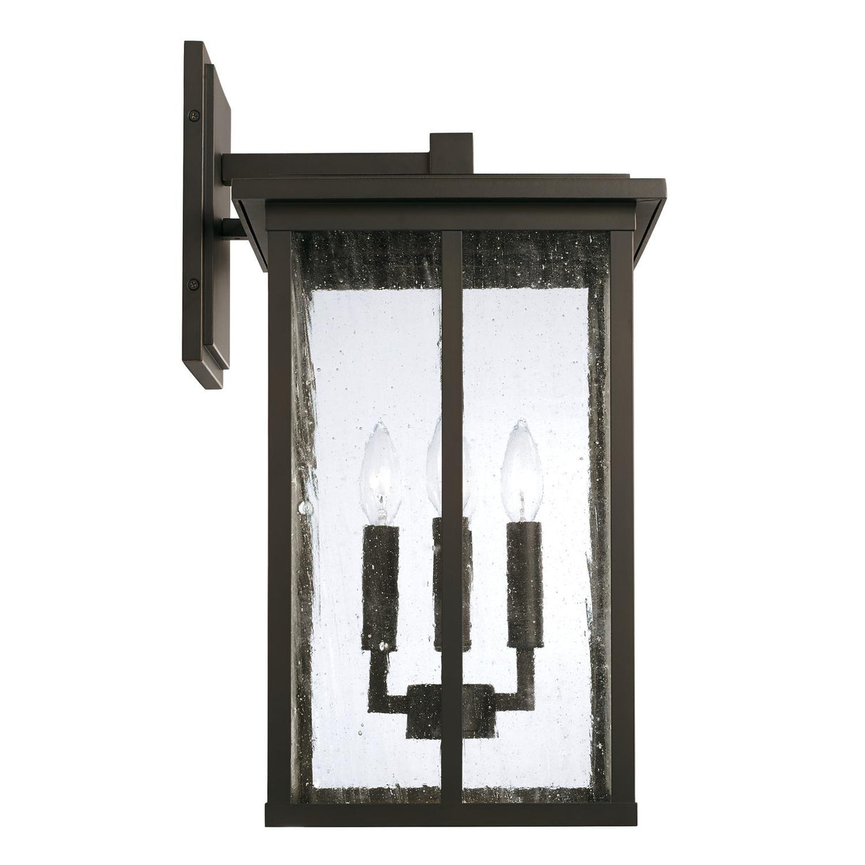 Capital Lighting 943843OZ Barrett 4 Light Outdoor Wall Lantern Oiled Bronze