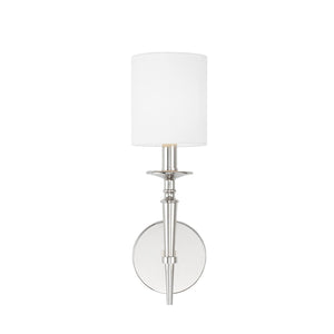 Capital Lighting 642611PN-701 Abbie 1 Light Sconce Polished Nickel