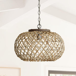 Capital Lighting 340811GK Rainey 1 Light Pendant Grey Wash and Antique Nickel