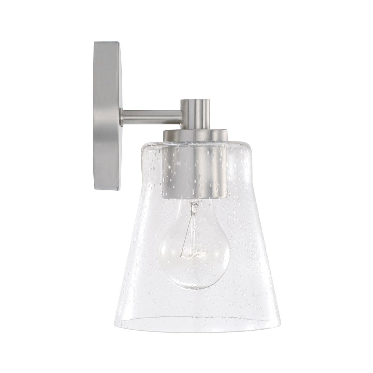 Capital Lighting 646911BN-533 Baker 1 Light Sconce Brushed Nickel
