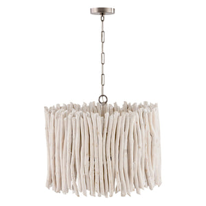 Capital Lighting 340241PP Cara 4 Light Pendant Brushed Pewter
