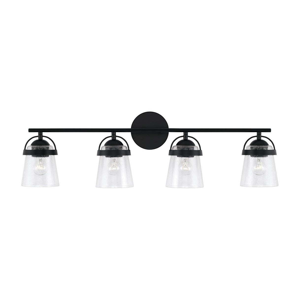 Capital Lighting 147041MB-534 Madison 4 Light Vanity Matte Black