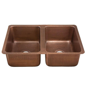 Thompson Traders Monterosso Antique Copper Kitchen Sink Villa KDU-3120AH Antique Copper
(Hammered)