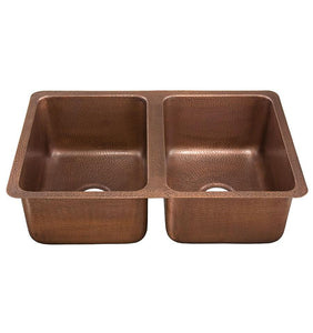 Thompson Traders Monterosso Antique Copper Kitchen Sink Villa KDU-3120AH Antique Copper
(Hammered)