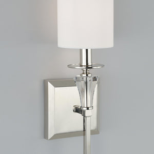Capital Lighting 641811PN-700 Laurent 1 Light Sconce Polished Nickel