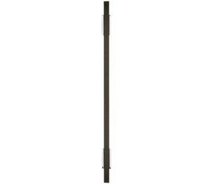 Amerock Cabinet Pull Polished Chrome/Brushed Matte Black 7-9/16 inch (192 mm) Center to Center Urbanite 1 Pack Drawer Pull Drawer Handle Cabinet Hardware