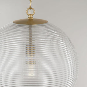 Capital Lighting 349911MA Dolan 1 Light Pendant Matte Brass