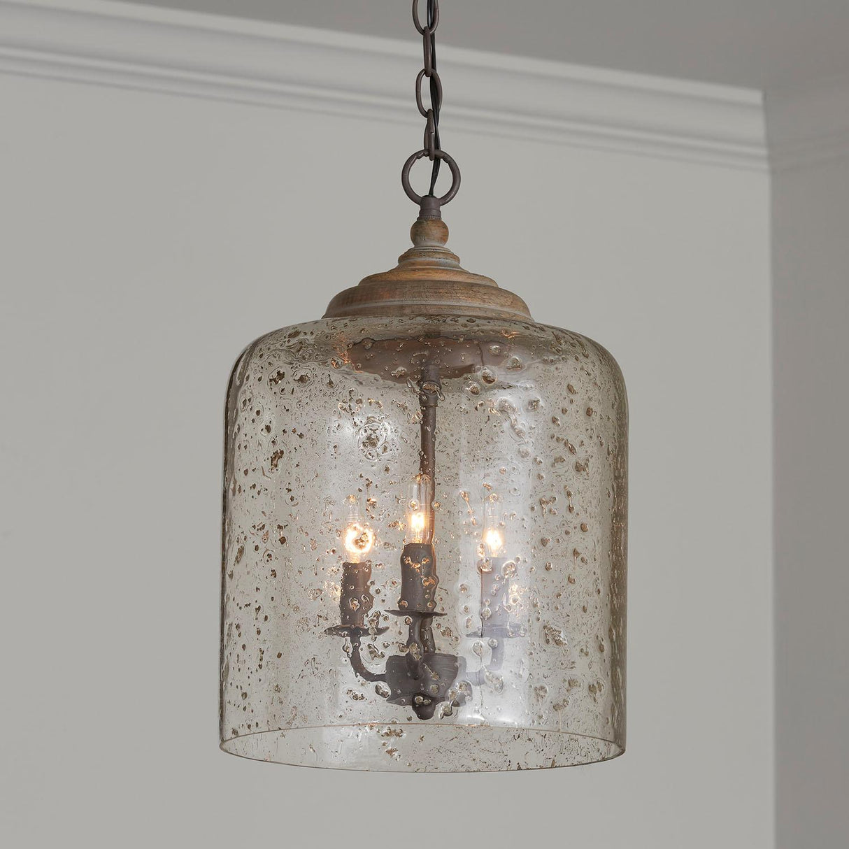 Capital Lighting 335242NG Tybee 3 Light Pendant Nordic Grey