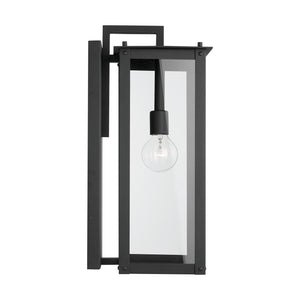 Capital Lighting 934612BK Hunt 1-Light Wall Mount Black