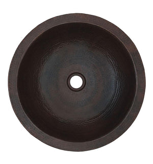 Thompson Traders the Nest II Black Copper Bath Sink Manzanillo NPCS-BC Aged Copper and Nickel (Hammered) (Showroom Display)