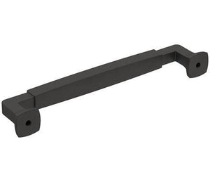 Amerock Cabinet Pull Matte Black 6-5/16 inch (160 mm) Center-to-Center Stature 1 Pack Drawer Pull Cabinet Handle Cabinet Hardware