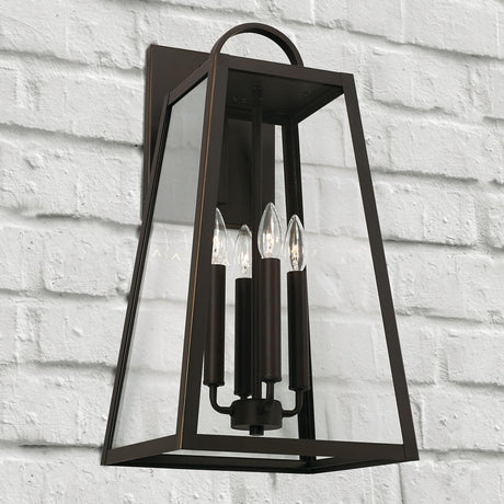 Capital Lighting 943743OZ Leighton 4 Light Outdoor Wall Lantern Oiled Bronze