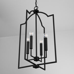 Capital Lighting 539341MB Carter 4 Light Foyer Matte Black