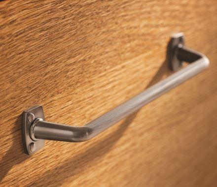 Amerock Cabinet Pull Graphite 3-3/4 inch (96 mm) Center to Center Rochdale 1 Pack Drawer Pull Drawer Handle Cabinet Hardware