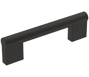 Amerock Cabinet Pull Matte Black 3-3/4 inch (96 mm) Center-to-Center Versa 1 Pack Drawer Pull Cabinet Handle Cabinet Hardware