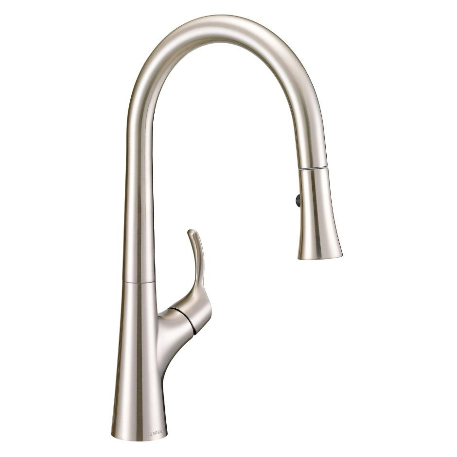 Gerber D454422SS Stainless Steel Antioch Single Handle Pull-down Kitchen Faucet