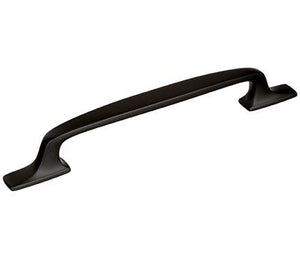 Amerock Cabinet Pull Black Bronze 6-5/16 inch (160 mm) Center to Center Highland Ridge 1 Pack Drawer Pull Drawer Handle Cabinet Hardware