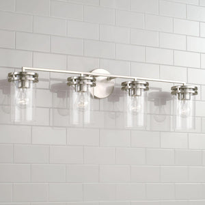 Capital Lighting 148741BN-539 Fuller 4 Light Vanity Brushed Nickel