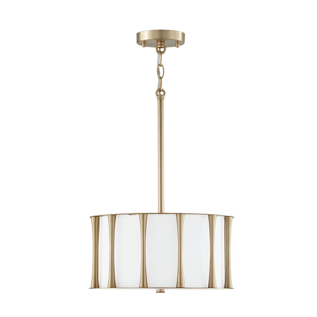 Capital Lighting 244631MA Bodie 3 Light Dual Mount Semi-Flush/Pendant Matte Brass