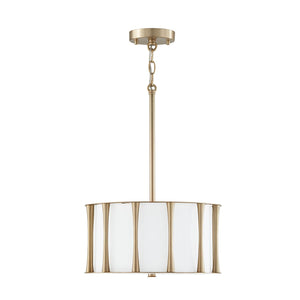 Capital Lighting 244631MA Bodie 3 Light Dual Mount Semi-Flush/Pendant Matte Brass