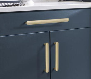 Amerock Cabinet Pull Golden Champagne 10-1/16 inch (256 mm) Center to Center Concentric 1 Pack Drawer Pull Drawer Handle Cabinet Hardware