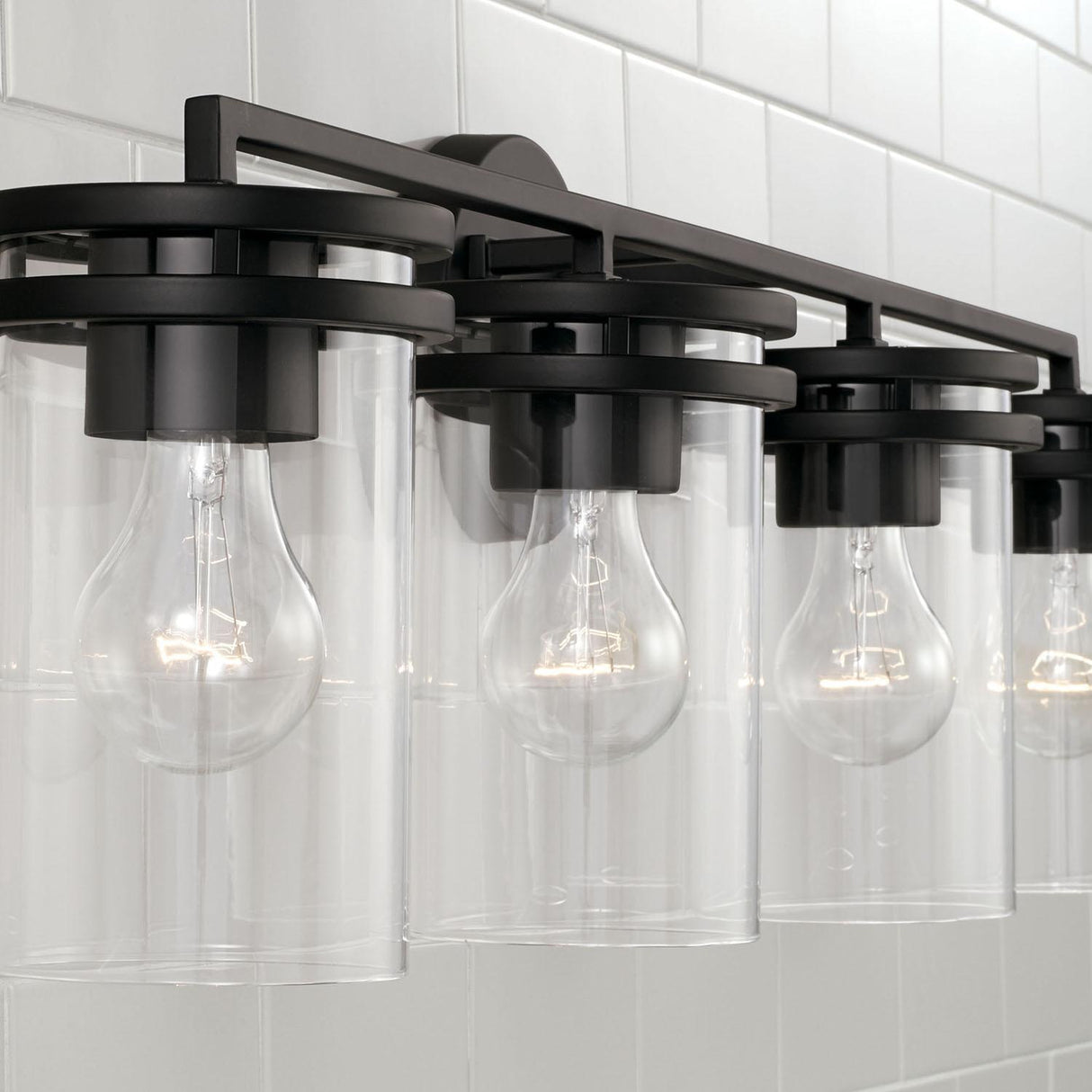 Capital Lighting 148741MB-539 Fuller 4 Light Vanity Matte Black