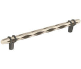 Amerock Cabinet Pull Polished Nickel/Black Bronze 8 inch (203 mm) Center-to-Center London 1 Pack Drawer Pull Drawer Handle Cabinet Hardware