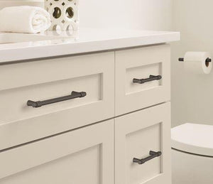 Amerock Cabinet Pull Matte Black 6-5/16 inch (160 mm) Center-to-Center Destine 1 Pack Drawer Pull Cabinet Handle Cabinet Hardware