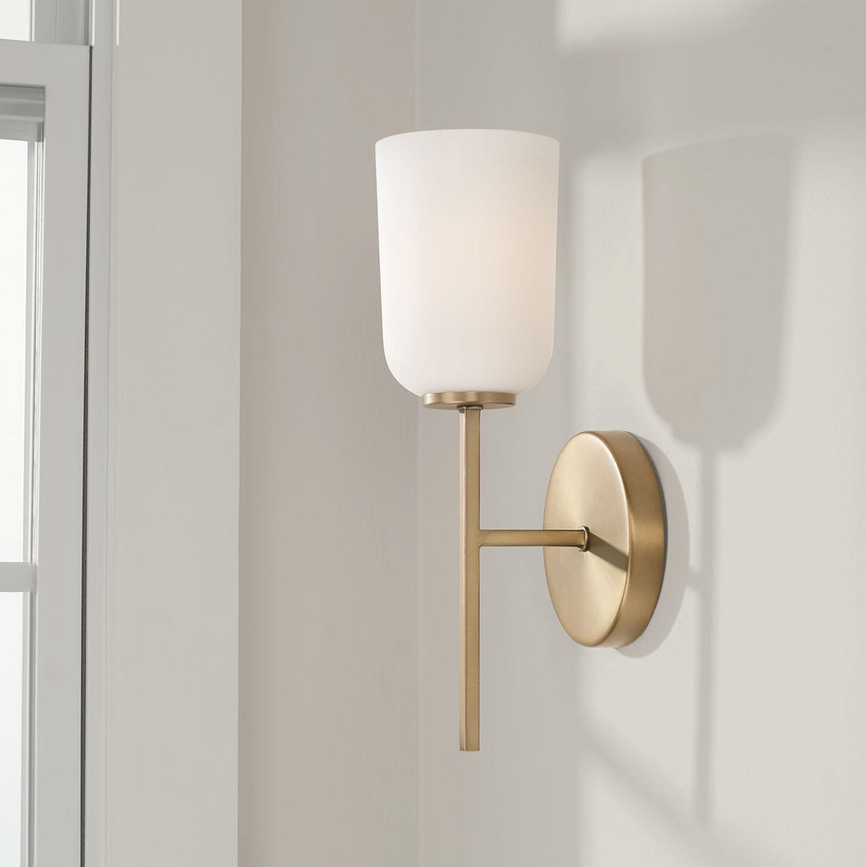 Capital Lighting 648811AD-542 Lawson 1 Light Sconce Aged Brass