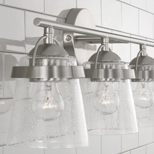 Capital Lighting 147041BN-534 Madison 4 Light Vanity Brushed Nickel