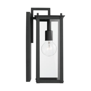 Capital Lighting 934611BK Hunt 1-Light Wall Mount Black