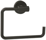 Amerock BH26541MB Matte Black Towel Bar 6-7/16 in (164 mm) Length Towel Holder Arrondi Hand Towel Holder for Bathroom Wall Small Kitchen Towel Holder Bath Accessories