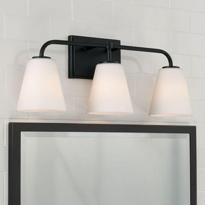Capital Lighting 149431MB-543 Brody 3 Light Vanity Matte Black